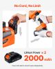 VEVOR Electric Car Jack, 5 Tons /11000 lbs, Electric Scissor Jack with Electric Impact Wrench, Tire Change Replacement with LED Light & Remote Control
