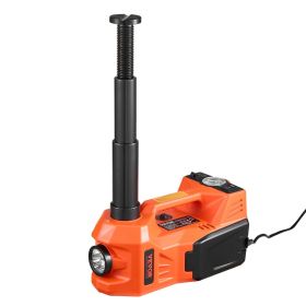VEVOR Electric Car Jack, 5 Tons /11000 lbs, Electric Scissor Jack with Built-In Inflator (Impact Wrench: Without Impact Wrench, Configuration of the inflatable function: With Configured Inflatable Function)