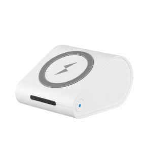 1Pc 10400mAh Qi Wireless Charging Power Bank  For IOS Phone XS MAX XR Galaxy S10 S9 Note 9 (Option: White)